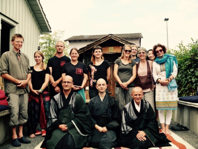 Ordination Zen Monk Lafon Meditation Hall in Glarus Switzerland