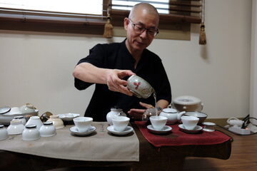 Zen Mönch Bruder Alain M. Lafon in Korea